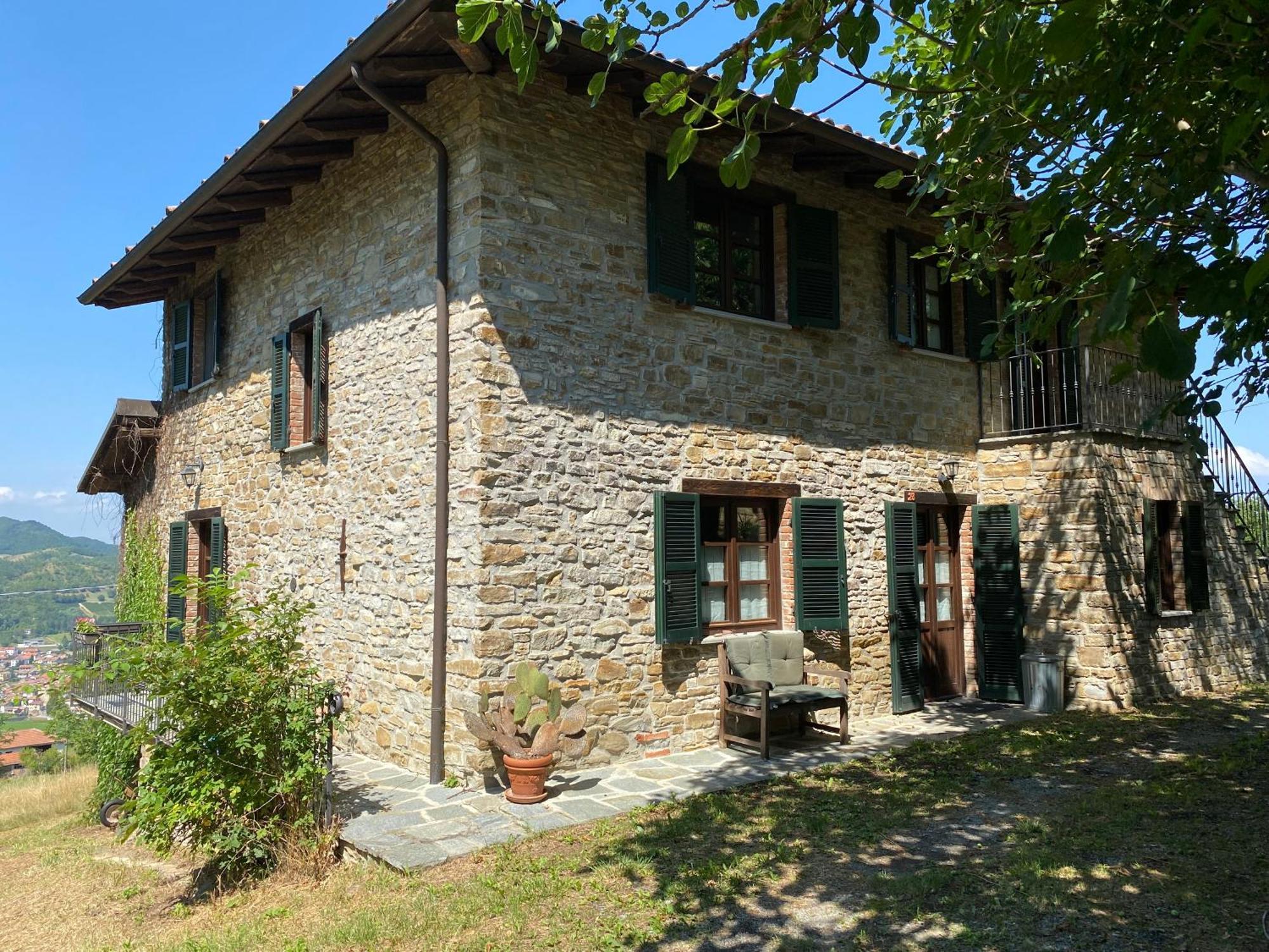Vakantiehuis Casa Dolce Vista Monastero Bormida Dış mekan fotoğraf
