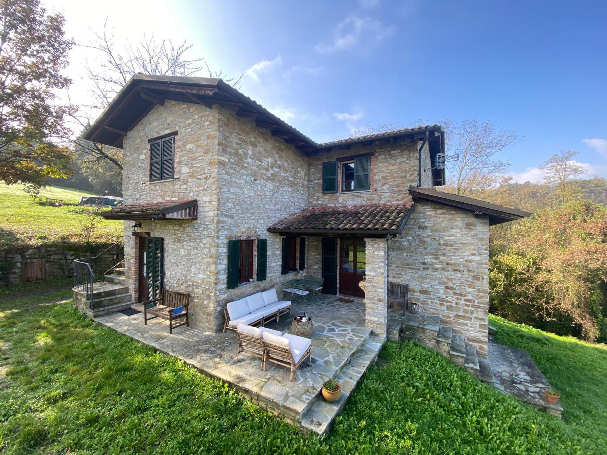 Vakantiehuis Casa Dolce Vista Monastero Bormida Dış mekan fotoğraf