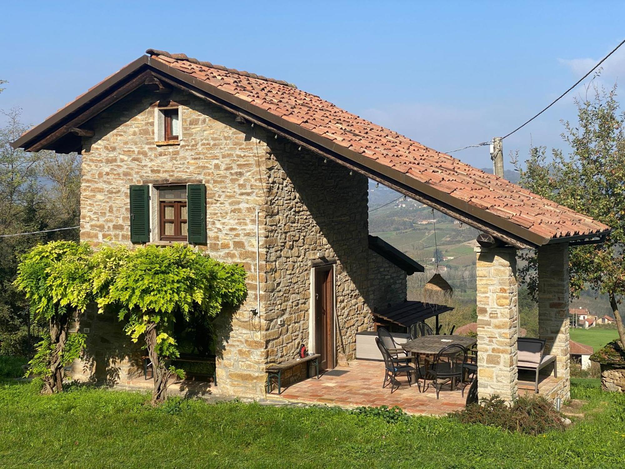 Vakantiehuis Casa Dolce Vista Monastero Bormida Dış mekan fotoğraf